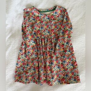 Mini Boden Puppy Floral Dress, size 4-5